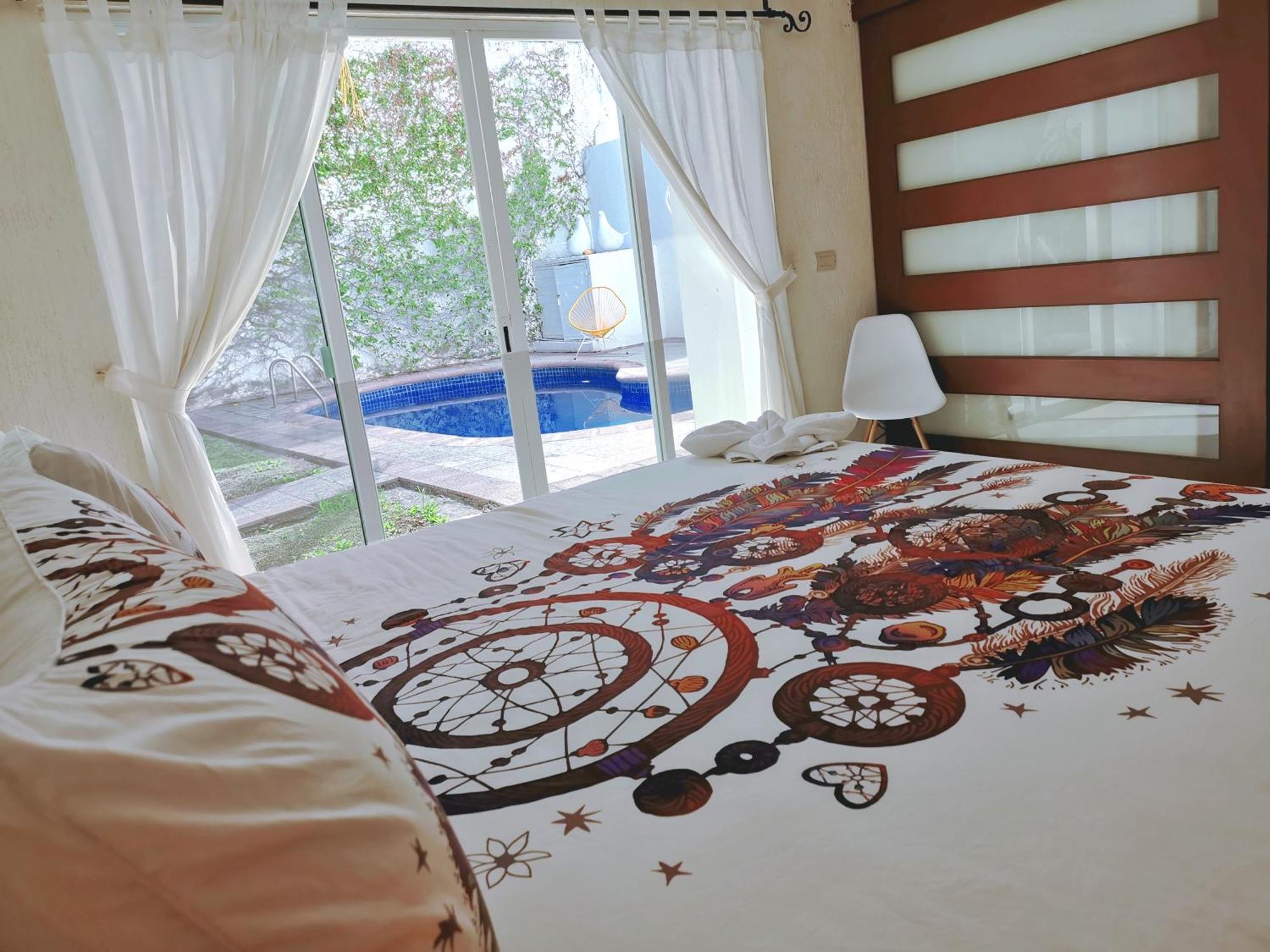 Beautiful & Cozy Near Beach Apartment Pool & Kingsize Bed Cancún Habitación foto