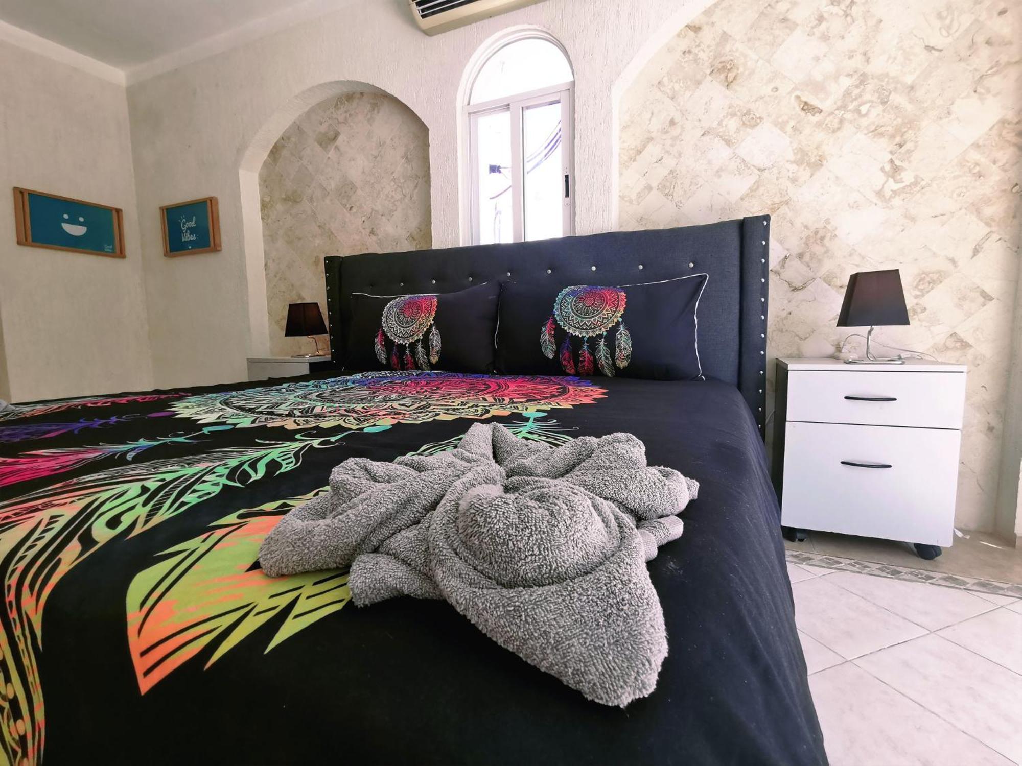 Beautiful & Cozy Near Beach Apartment Pool & Kingsize Bed Cancún Habitación foto